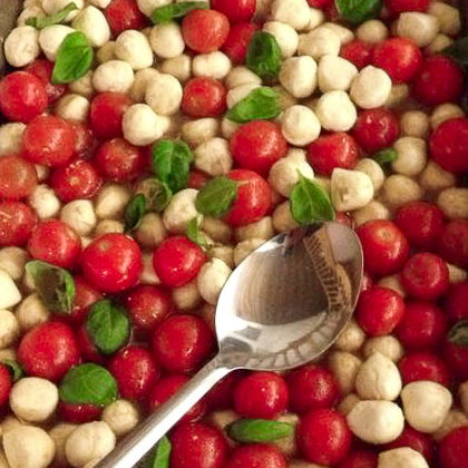 Cherrytomaten-Mozzarella-Salat